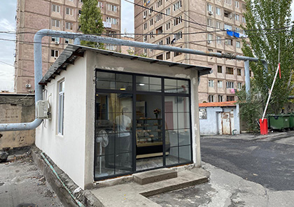 Lors de notre visite de l'atelier de pâtisserie mi-octobre 2024, à Erevan