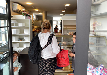 Lors de notre visite de l'atelier de pâtisserie mi-octobre 2024, à Erevan